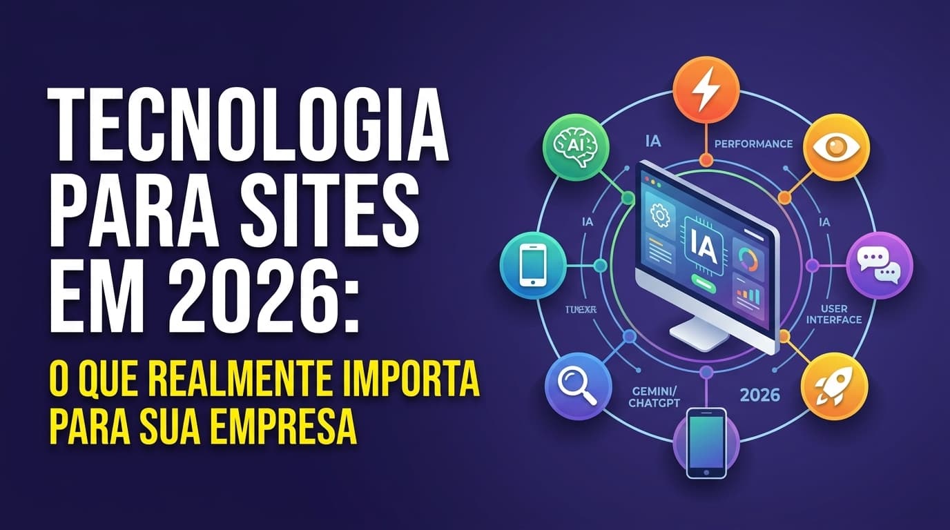 Tecnologia para sites em 2026: o que realmente importa para sua empresa