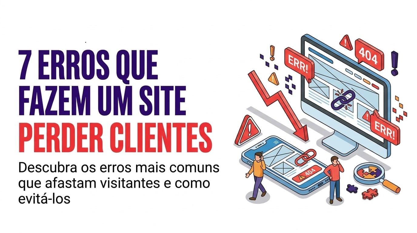 7 erros que fazem um site perder clientes